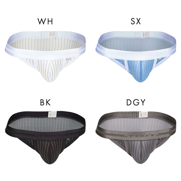 トゥート TOOT ピンストライプ ビキニ フルバック メンズ ブリーフ 前閉じ 日本製 BV26S008