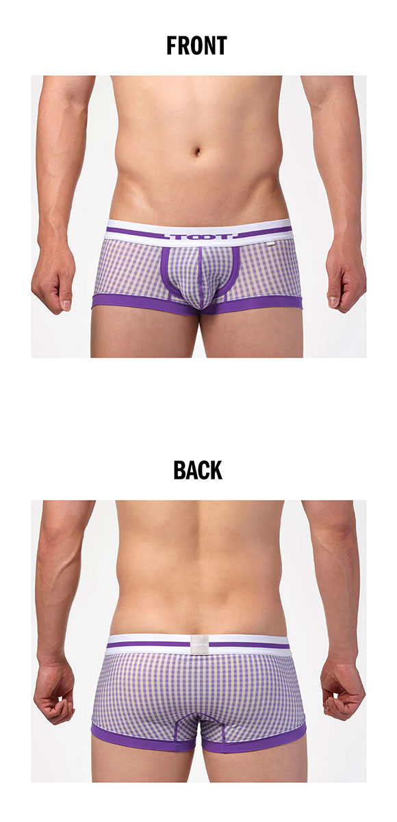 トゥート ギンガムチェック ボクサー III ボクサーパンツ メンズ 前とじ 立体カップ TOOT
