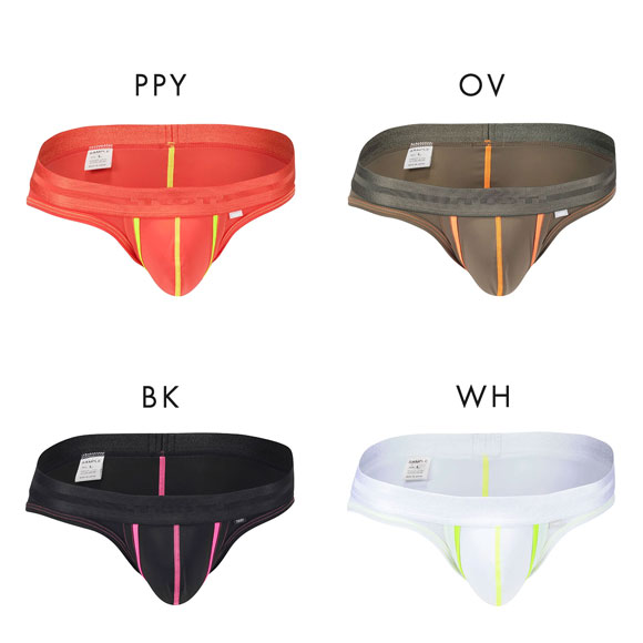 トゥート TOOT ネオンライン ナイロン ビキニ フルバック ローライズ メンズ 前とじ 前閉じ CV23A022 立体カップ