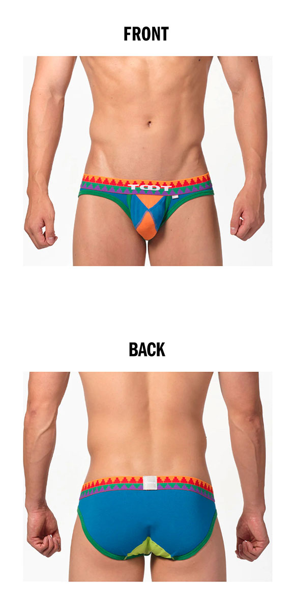 トゥート TOOT トライバル クロスカップ ビキニ フルバック メンズ 前閉じ CV23A102 コットン 綿