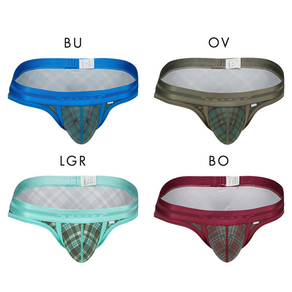 トゥート TOOT タータンチェック ビキニ III フルバック メンズ 前閉じ TOOT 日本製 立体カップ 大きいサイズ