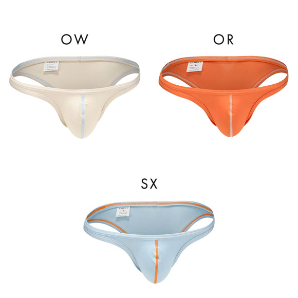 トゥート ハイマテリアル カラーステッチ ビキニ メンズ 前閉じ 立体カップ ローライズ TOOT