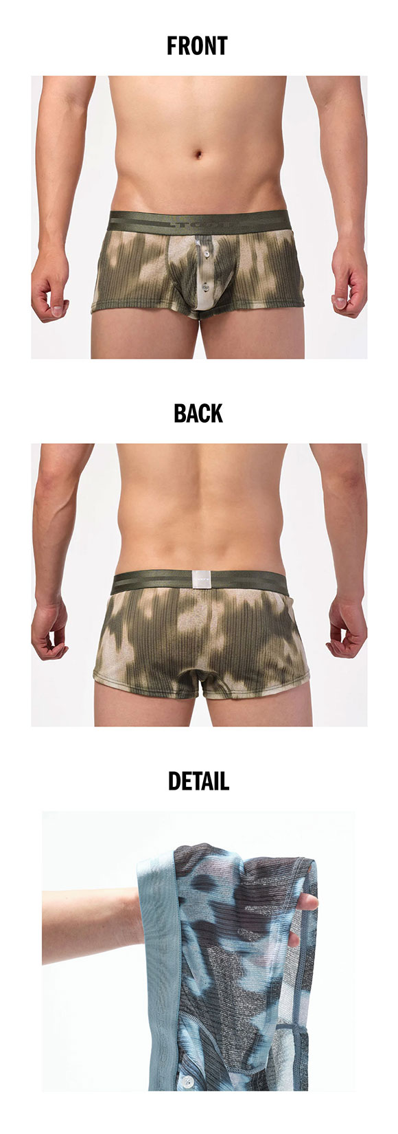 トゥート クレーピー フィットトランクス メンズ 前とじ TOOT 日本製