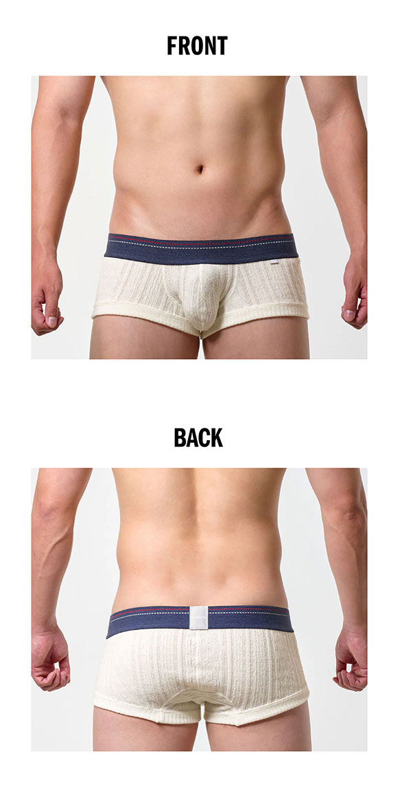 トゥート ウォッシャブル ケーブルニット nano ボクサーパンツ メンズ 前とじ 立体カップ TOOT