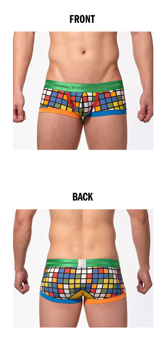 トゥート TOOT カラフル ブロックプリント nano ボクサーパンツ メンズ 前とじ NB25S017 ナノボクサー 立体カップ
