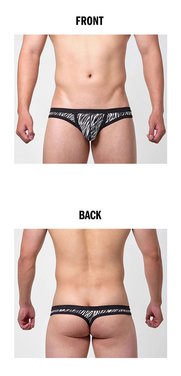 トゥート TOOT ゼブラ Tバック メンズ 前とじ TB25A027 日本製