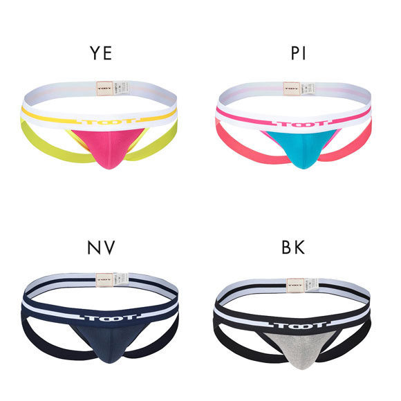 トゥート TOOT リブフロント ジョック パンツ メンズ Yバック YB23S401