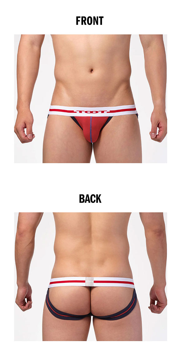 トゥート TOOT カラーコットンジョックストラップ II メンズ Yバック YB24A304 0バック バイク 前閉じ