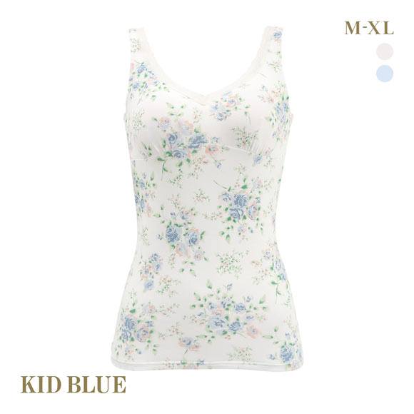 キッドブルー ジャスミンローズ カップ付き キャミソール 大きいサイズ KID BLUE