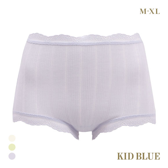 キッドブルー 25オーガニックコットンリブ ショーツ ショートカルソン ボーイレングス KID BLUE