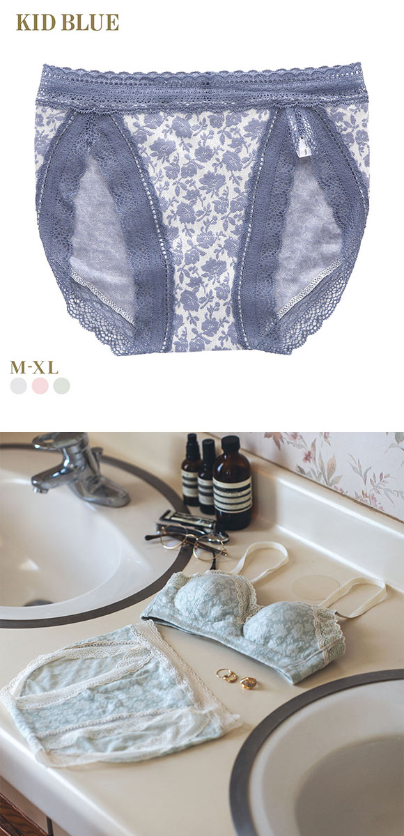 キッドブルー 25フラワーJQ ショーツ スタンダード ノーマルショーツ KID BLUE