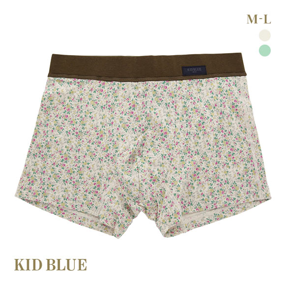 キッドブルー KID BLUE MENS ヴィンテージフラワ ボクサーパンツ 前とじ メンズ