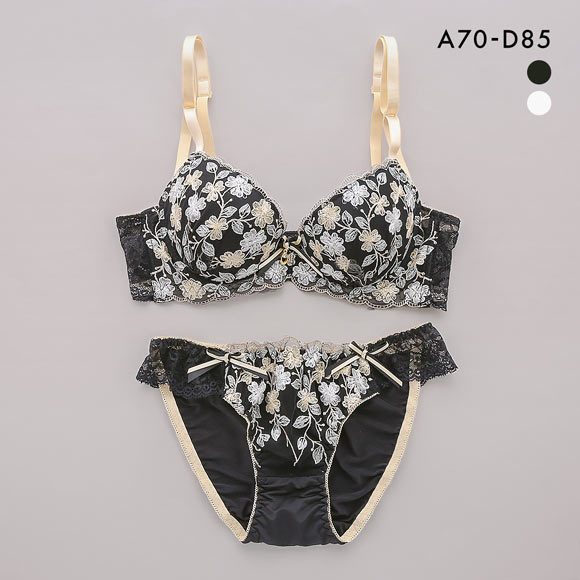 サンエイ 脇高 ユーフォリア ブラセット ABCD 脇肉 はみ肉すっきり 脇寄せ ブラジャー ショーツ セット 美胸 谷間 丸胸 SANEI