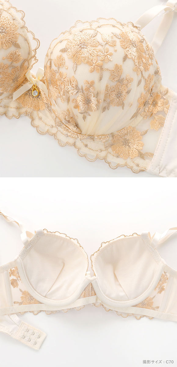 サンエイ 脇高 ブルーミングスケープ ブラセット ABCD 脇肉 はみ肉すっきり 脇寄せ ブラジャー ショーツ セット 美胸 SANEI