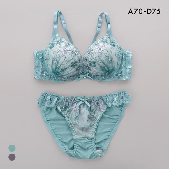 サンエイ 脇高 ライトフラッシュヴェイル ブラセット ABCD 脇肉 はみ肉すっきり 脇寄せ 着やせ ブラジャー ショーツ セット SANEI