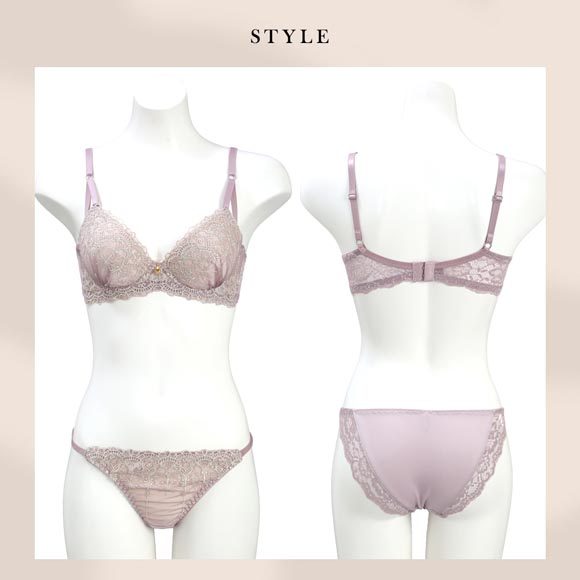 サンエイ 脇高 エレガンスシャンデリア ブラセット EF 大きいサイズ グラマー 脇肉 谷間 盛り ブラジャー ショーツ セット 美胸 SANEI