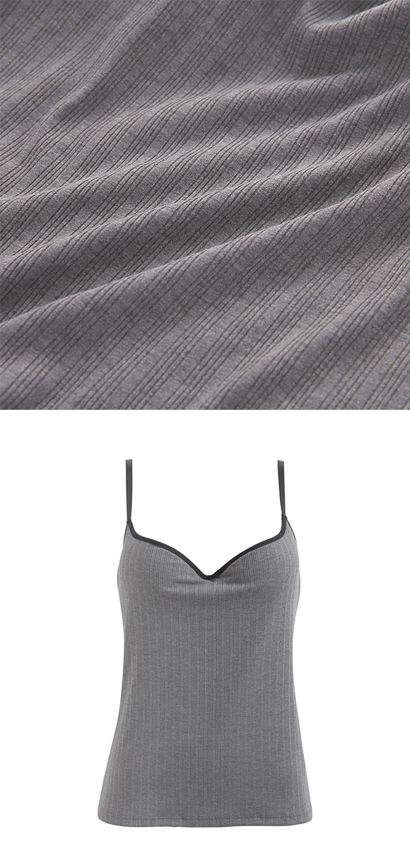 サンエイ 秒で盛れる ブラインナー ワイヤー入りブラキャミ 綿混リブ S-LL 激盛り 寄せ上げ 谷間 盛り ブラトップ インナー