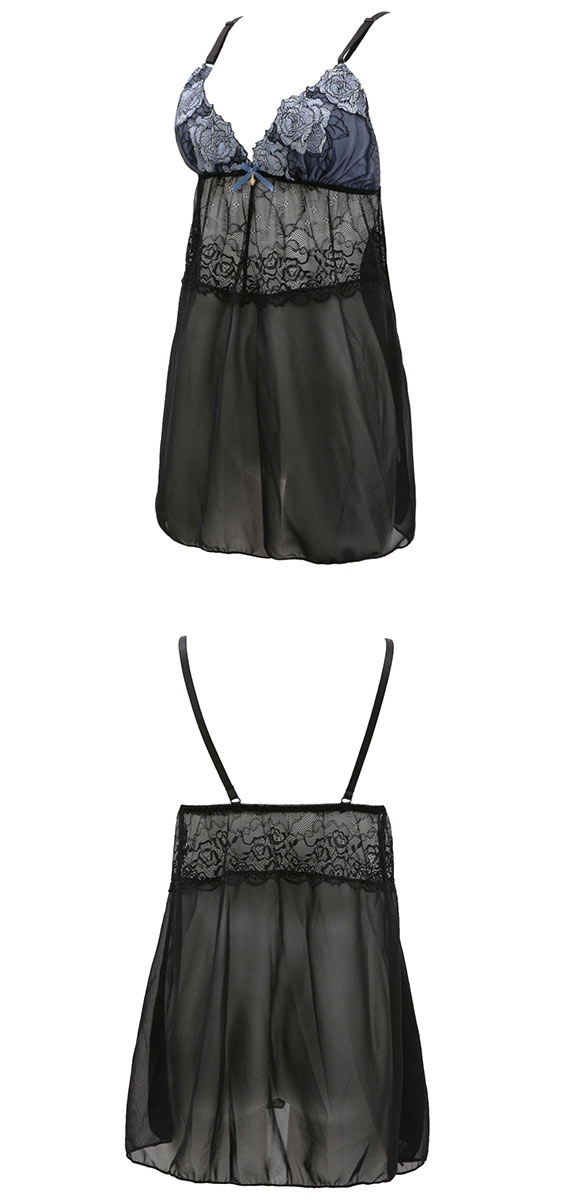 サンエイ ダズリングローズ カップ付き スリップ＆ショーツ ML ランジェリー ベビードール キャミ 上下セット セットアップ キャミソール SANEI