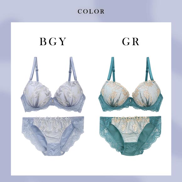 サンエイ シーサイドフラワー ノンワイヤー ブラセット M L LL 脇肉 谷間 盛り ブラジャー ショーツ セット SANEI