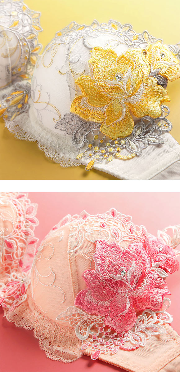 HIMICO 優美で絢爛に魅せる Ammirare Rosa ブラジャー BCDEF 010series 単品