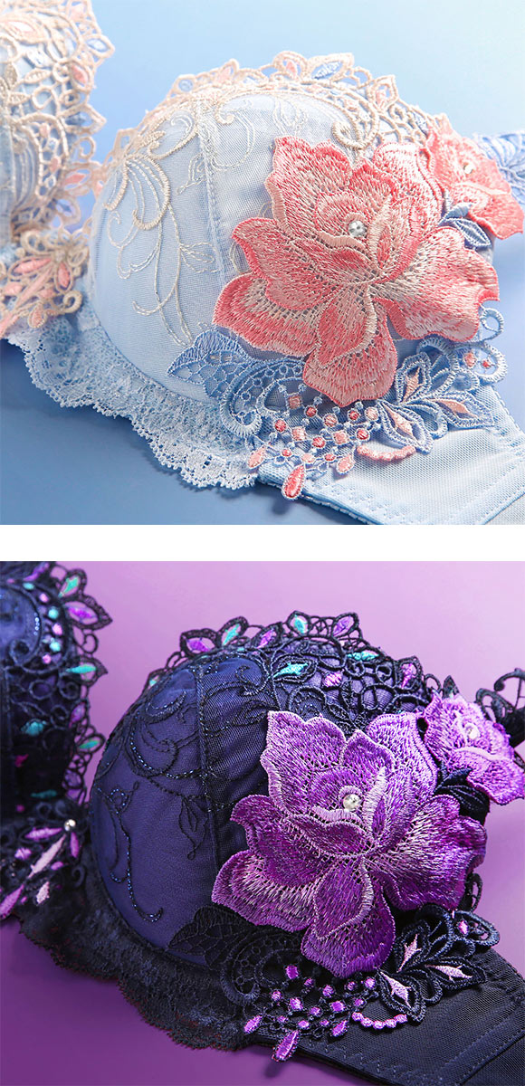 HIMICO 優美で絢爛に魅せる Ammirare Rosa ブラジャー BCDEF 010series 単品