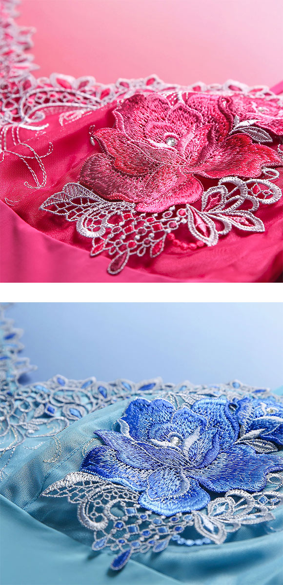 HIMICO 優美で絢爛に魅せる Ammirare Rosa スリップ ロングキャミソール ML 010series ランジェリー