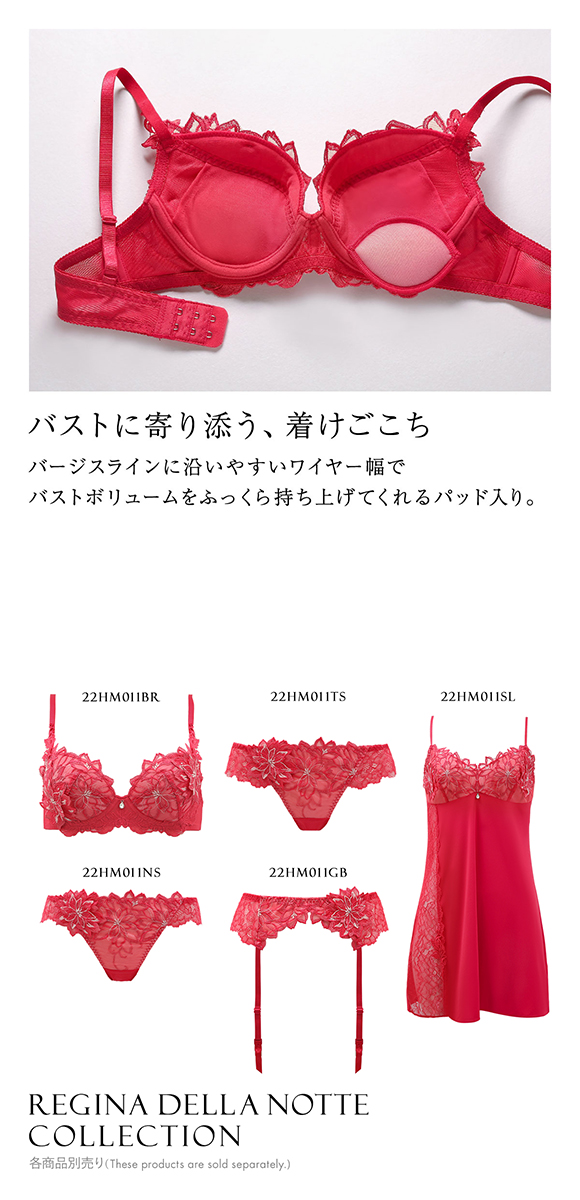 HIMICO 儚く神秘的な Regina della Notte ブラジャー BCDEF 011series 単品