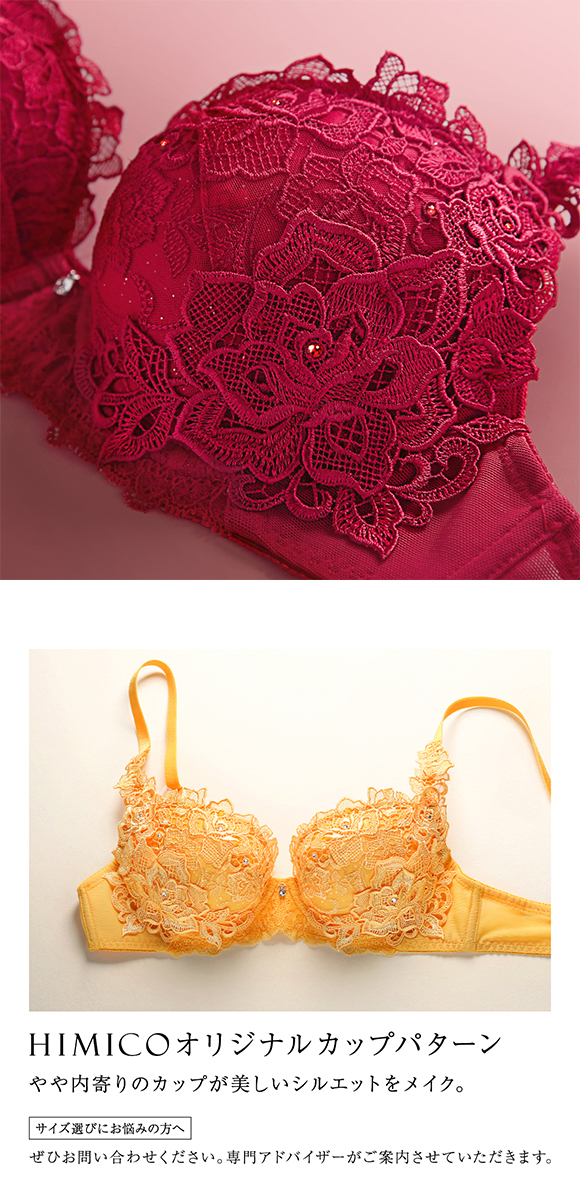 HIMICO 洗練されたモダンな雰囲気 Rosa Urbane ブラジャー BCDEF 012series 単品