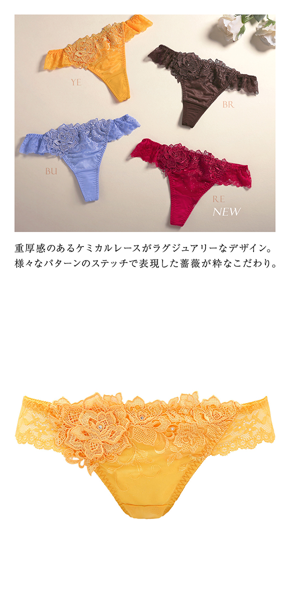 HIMICO 洗練されたモダンな雰囲気 Rosa Urbane ショーツ Tバック ソング タンガ ML 012series 単品