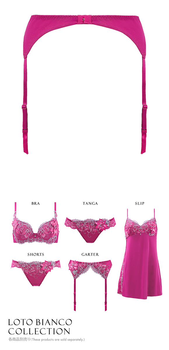 HIMICO 清らかに凛と咲き誇る Loto Bianco ガーターベルト ML 013series ランジェリー