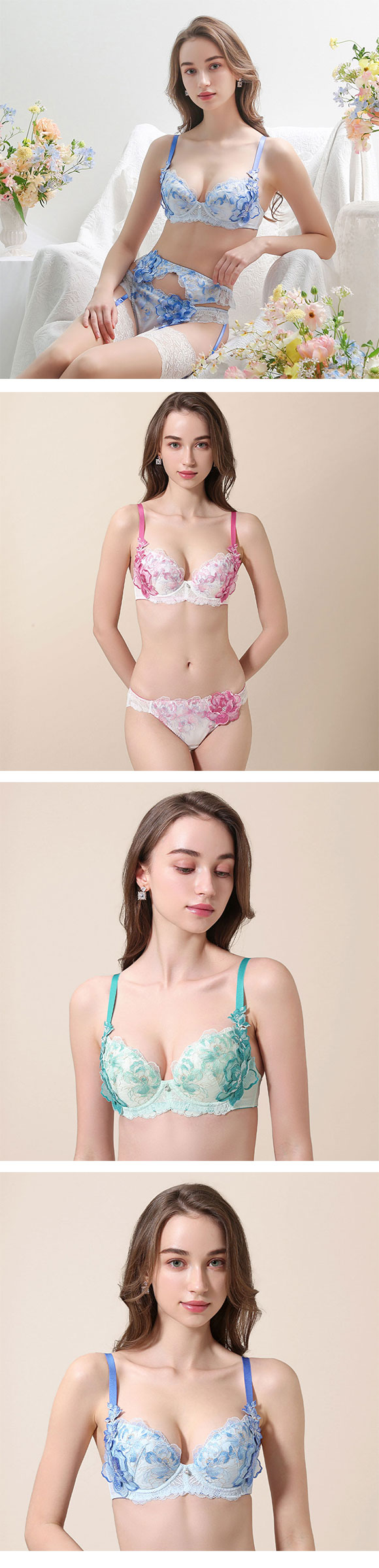 HIMICO ヒミコ ブラジャー 大きいサイズ アンダー80 B C D E F 単品 019series ランジェリー