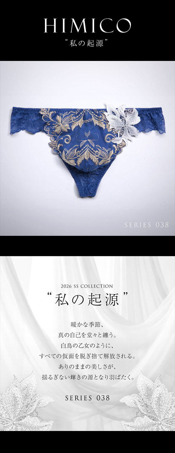 ヒミコ 038シリーズ Tバック パンツ バックレース タンガ メンズ M L HIMICO 大人ランジェリー 自分へのご褒美 下着