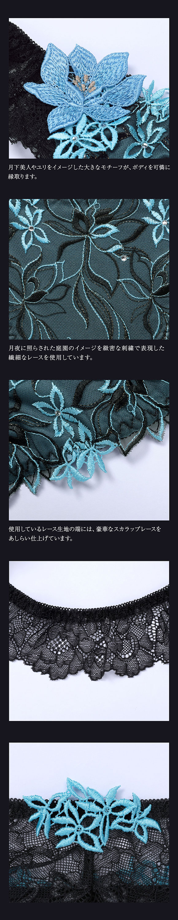 ヒミコ 040シリーズ ショーツ Tバック ソング タンガ M L ランジェリー HIMICO 刺繍ブラジャー 下着 大人ランジェリー