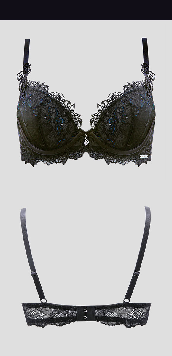 HIMICO estasiare VIOLA ノンパテッド ブラジャー シアーCUP ランジェリー BCDEF 001series 単品