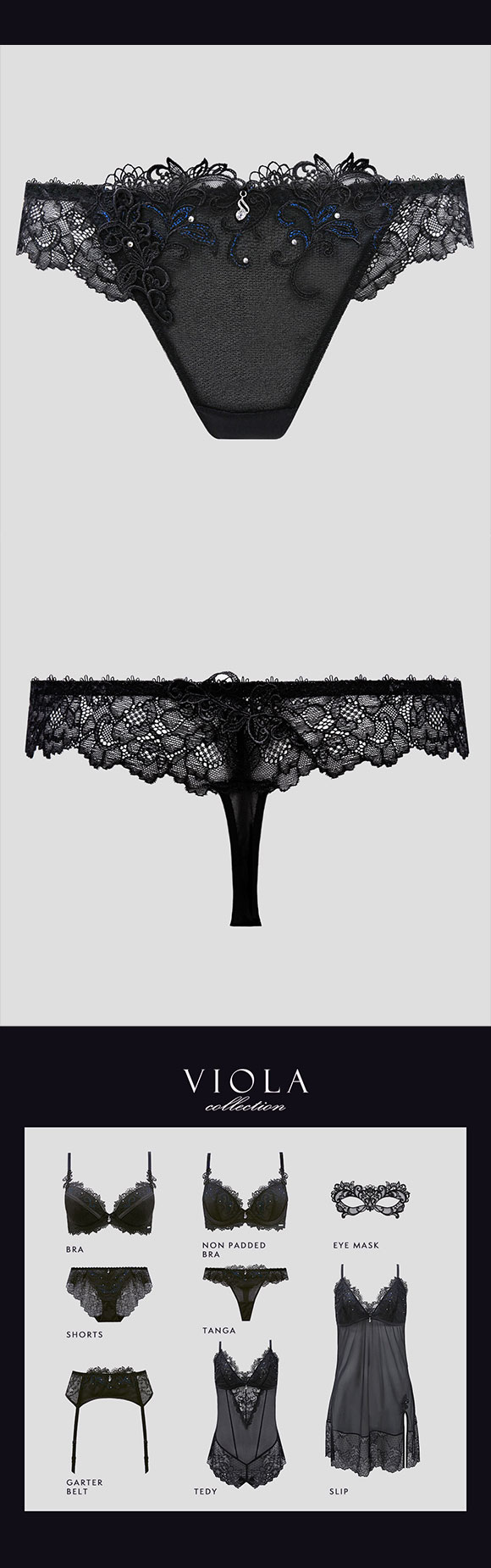 HIMICO estasiare VIOLA ショーツ Tバック ソング タンガ 総レース ランジェリー ML 001series 単品