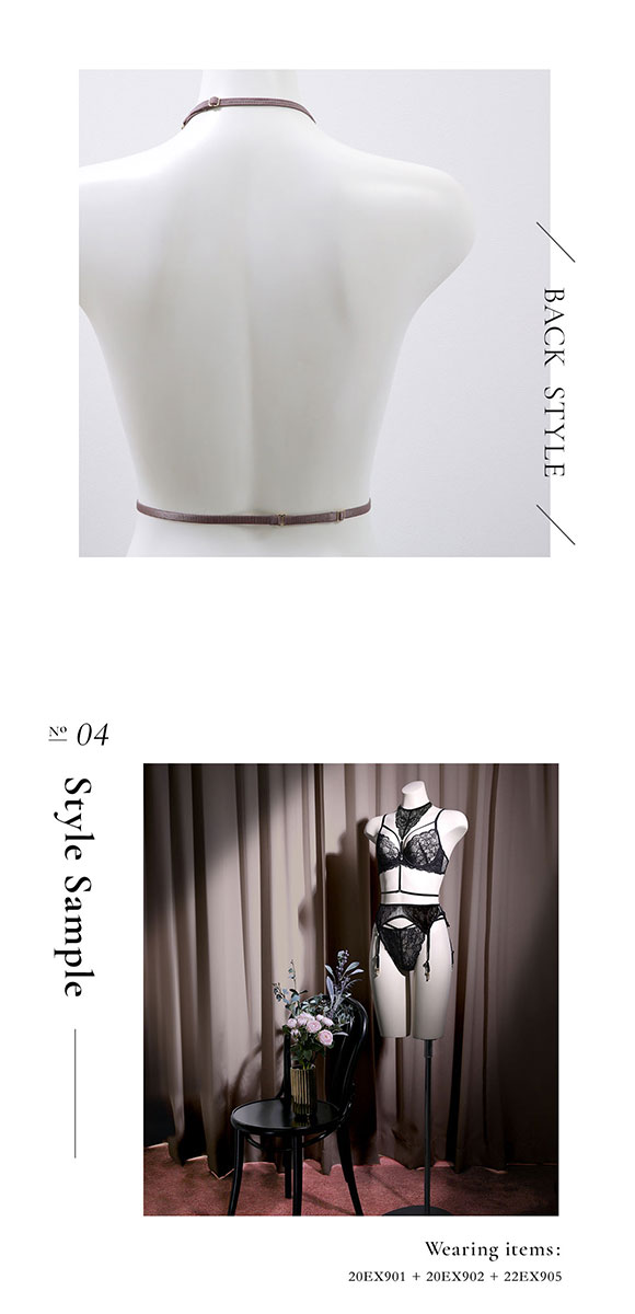 フロリナヴォーテ ハーネス eXsta Sheer Lacey Veil ランジェリー 総レース FLORINA BEAUTE