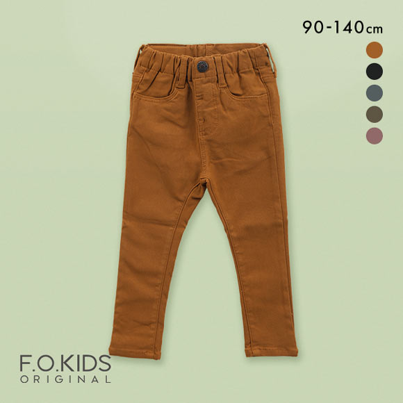 エフ・オー・キッズ F.O.KIDS キッズ ジュニア あったかアクティブスキニーパンツ 裏起毛 10分丈
