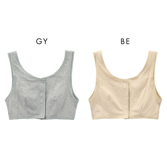 手術直後から使える ソフトケアブラ M-3L リラックス 検診 入院準備 傷に当たらない ブライトアイズ 乳がん 正規 販売店 ピンクリボン