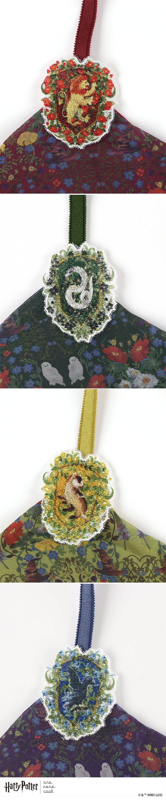 ウンナナクール Harry Potter × une nana cool 364 レース 特別な日以外の364日つけたくなるブラ ノンワイヤーブラ 364ブラ ハリー・ポッター