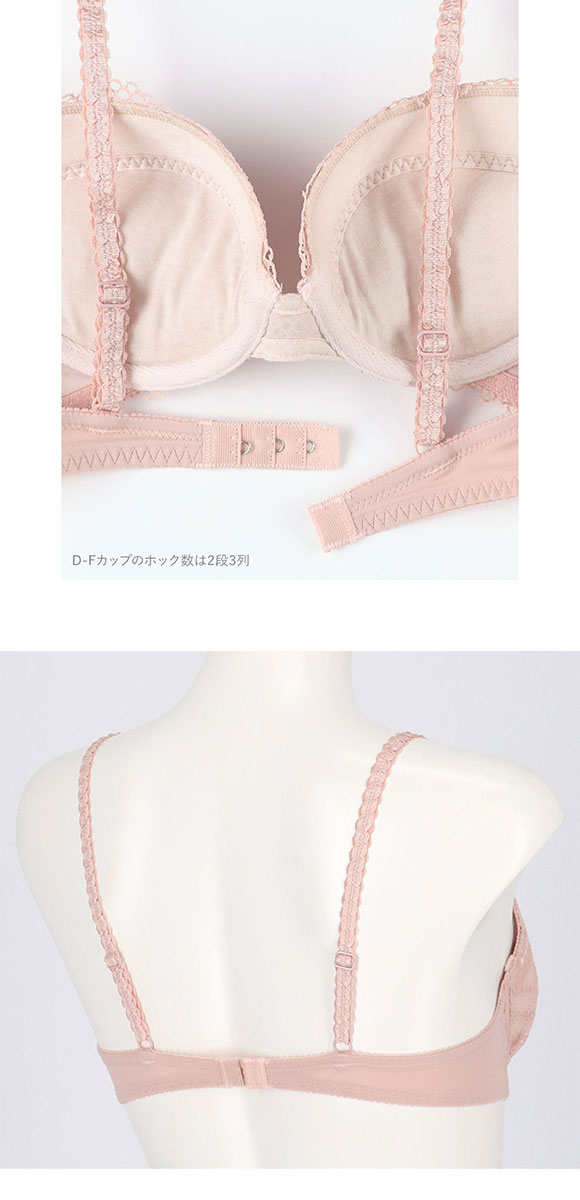 ウンナナクール une nana cool itrains イットレインズ 3/4カップ ブラジャー 大きいサイズ