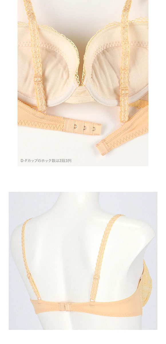 ウンナナクール イットレインズ 3/4カップ ブラジャー une nana cool itrains