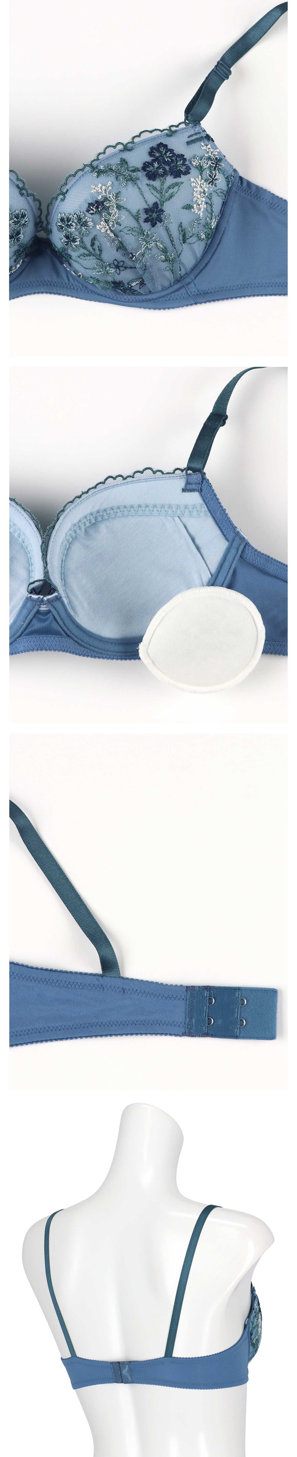 ウンナナクール Botanic Garden 3/4カップ ブラジャー 単品 une nana cool