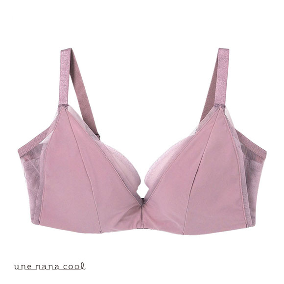 ウンナナクール une nana cool 脇スッキリ さあ、わたし シンプル 3/4カップブラジャー BCD 単品