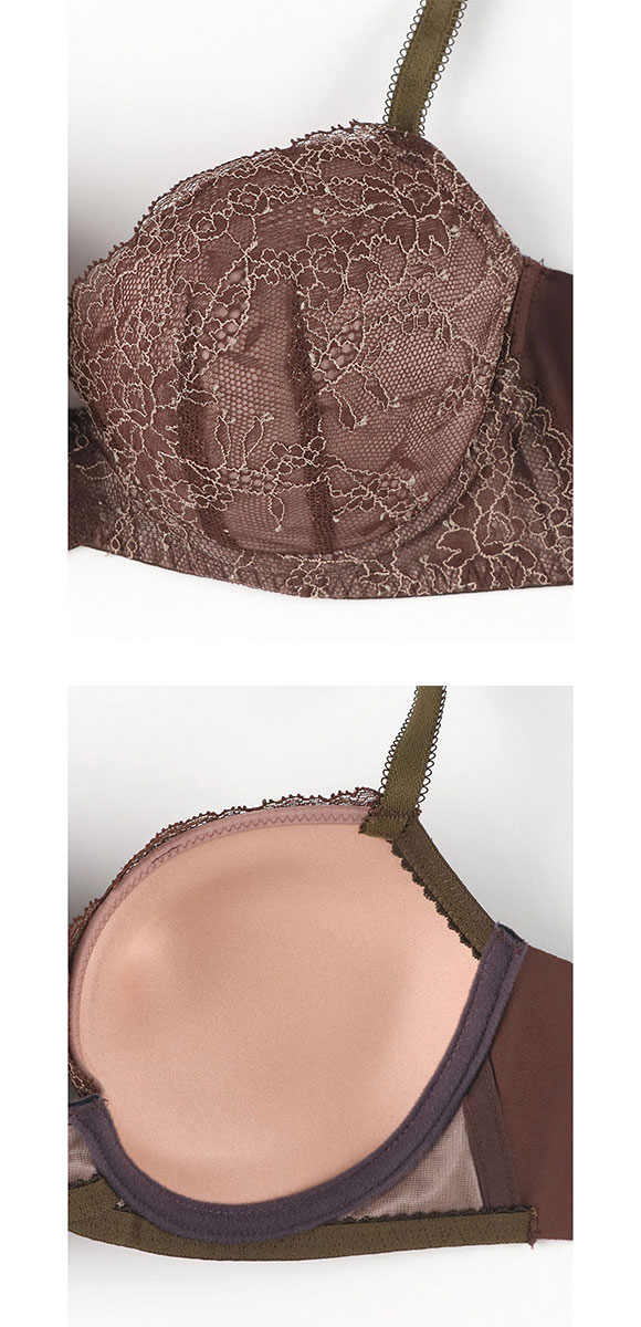 ウンナナクール une nana cool ふゆうする 3/4カップ ブラジャー 単品