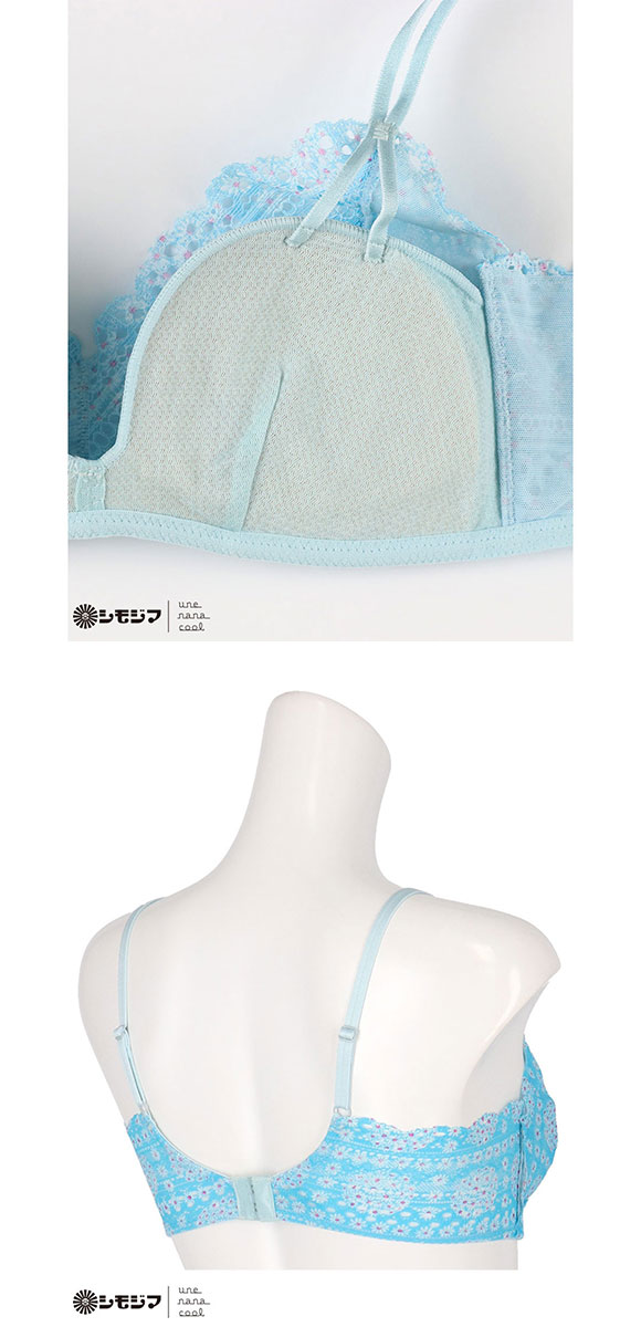 ウンナナクール 特別な日以外の364日つけたくなるブラ 364ブラ レース MADE WITH シモジマ ノンワイヤーブラ une nana cool 大きいサイズ