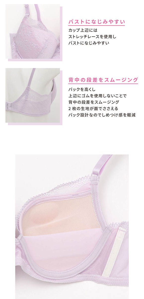 ウンナナクール une nana cool BRAGENIC ブラジェニック ノンワイヤーブラ ブラジャー 単品