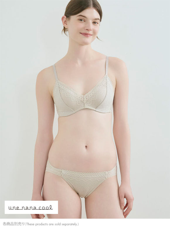 ウンナナクール une nana cool 特別な日以外の364日つけたくなるブラ 364ブラ レース ショーツ 単品