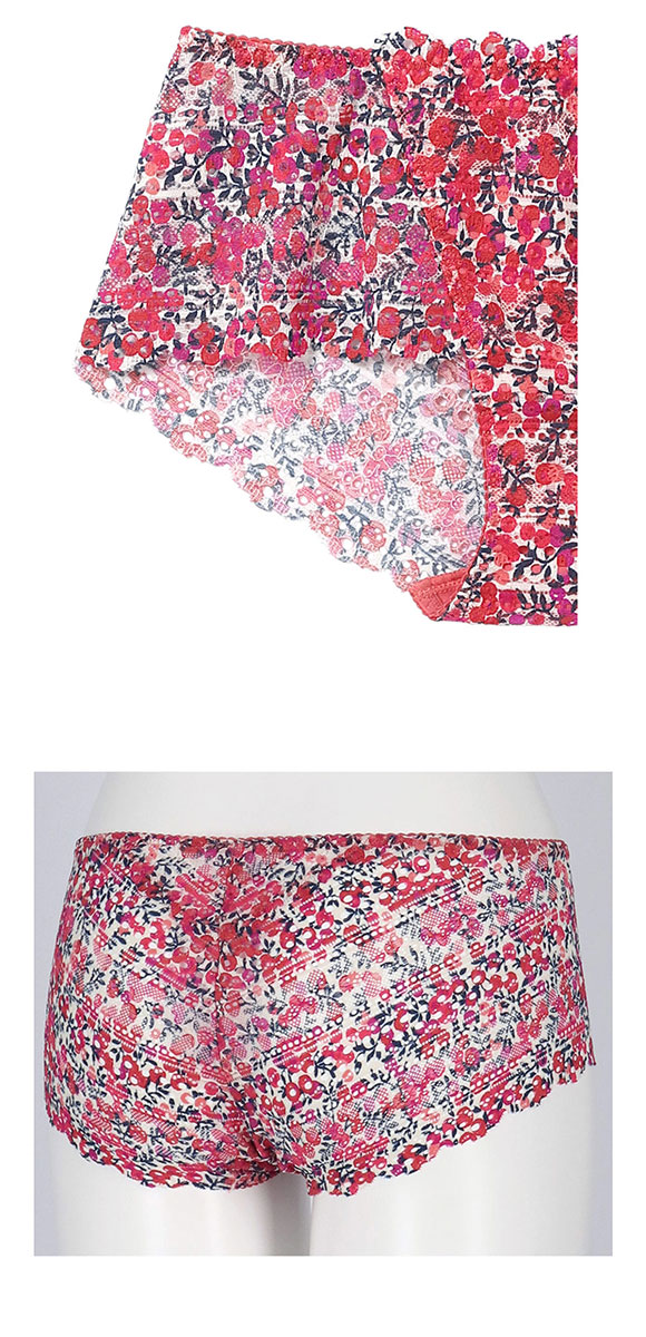 ウンナナクール une nana cool 特別な日以外の364日つけたくなるブラ 364ブラ 総レース MADE WITH LIBERTY FABRIC ショーツ 単品