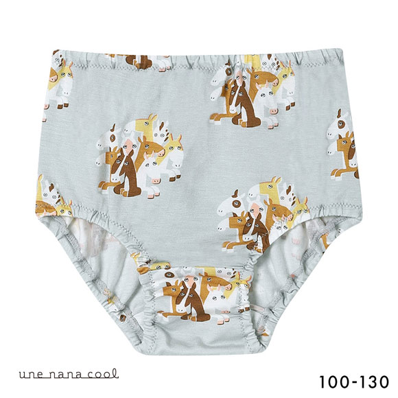 ウンナナクール 2026年お年賀「まるっとうまくいく」 キッズ ショーツ 女児ショーツ une nana cool