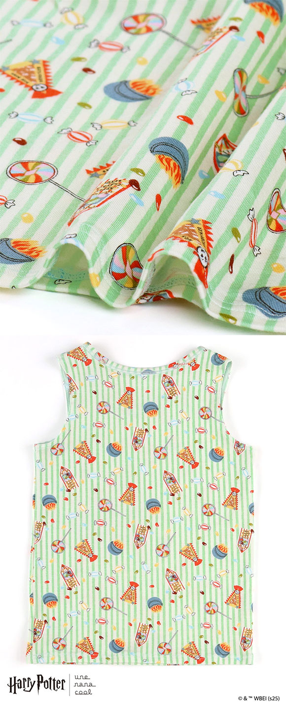 ウンナナクール Harry Potter × une nana cool キッズ ノースリーブ 男女児兼用トップ ハリー・ポッター